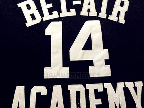 Camiseta Pelicula Bel-Air Academy Smith #14 Negro